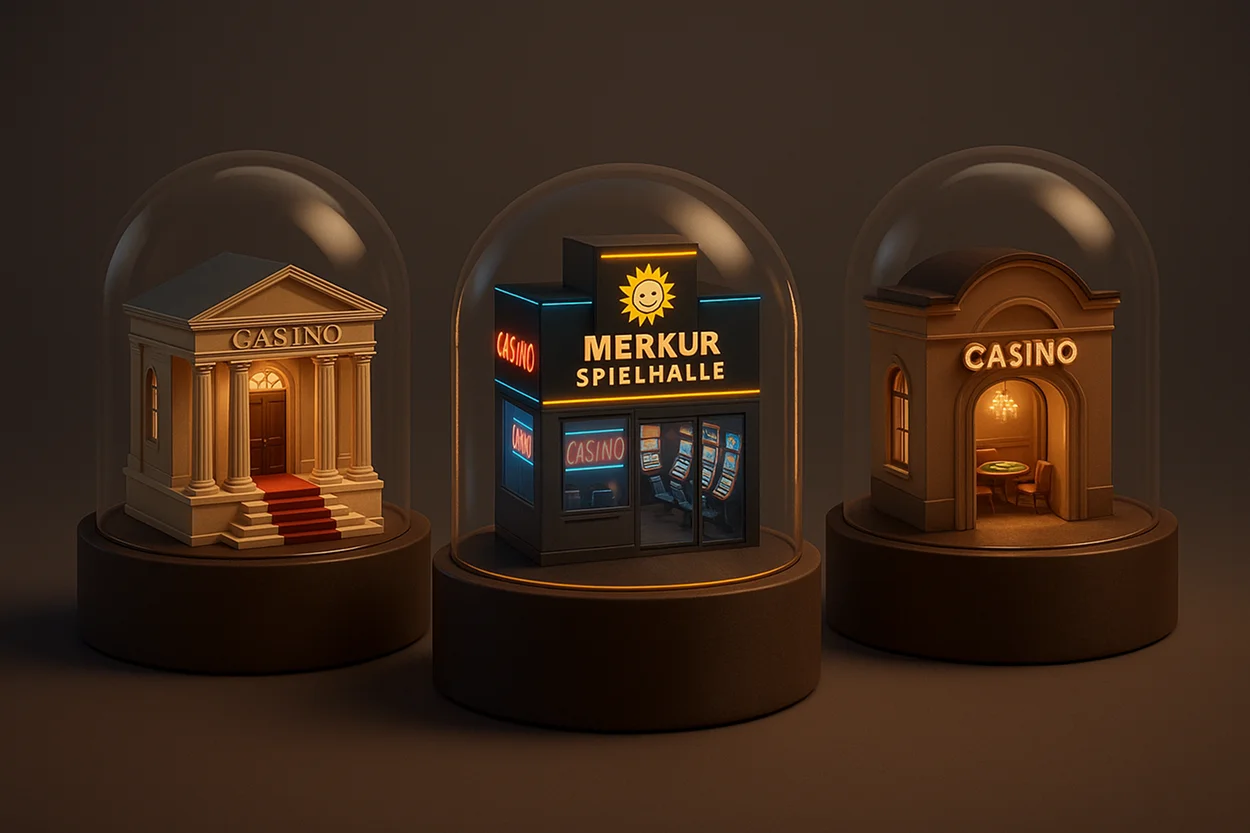 Verschiedene Arten von Spielbanken in Deutschland