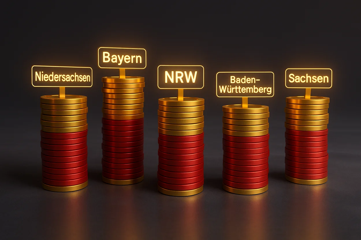 Spielbanken Verteilung nach Bundesländern
