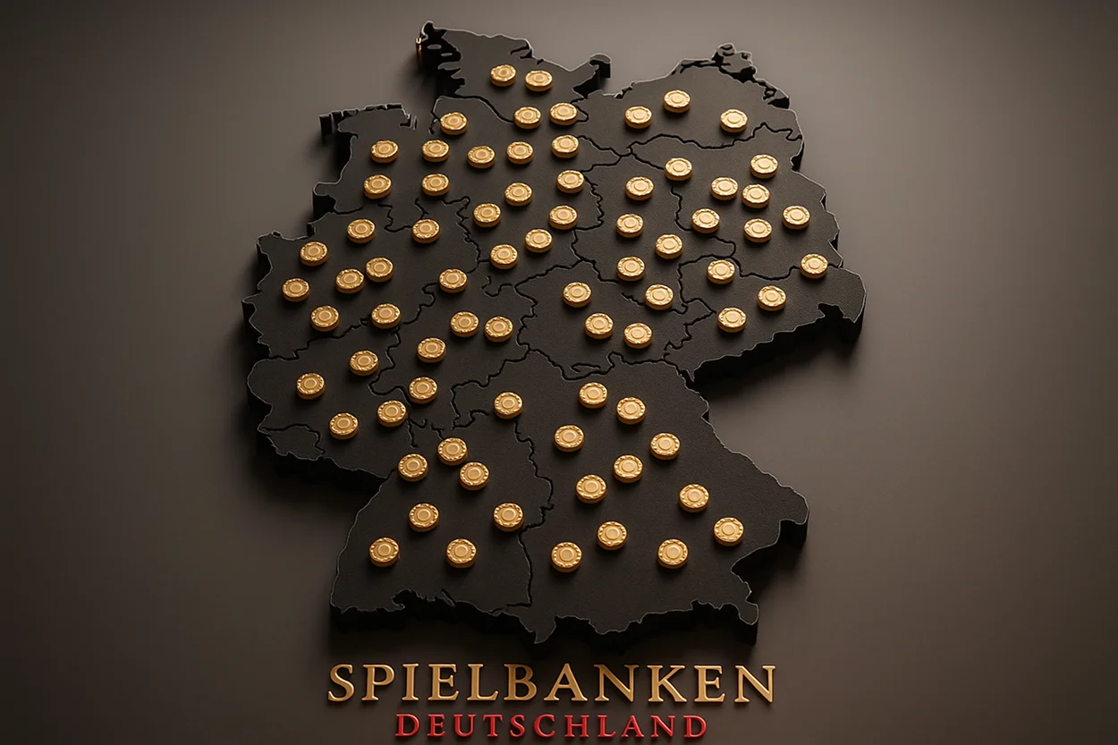 Spielbanken Deutschland Karte mit allen Standorten